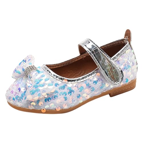 IWIHMIV Toddler Girls Mary Jane Dress Ballet Flat Shoes Soft Slip On Princess Wedding Party Casual Walking Shoes