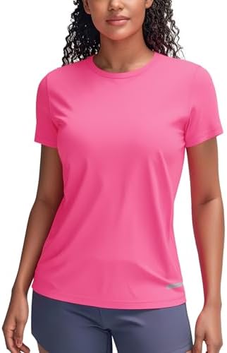Zengjo Women's Short Sleeve Running Shirts UPF 50+ Sun Protection...