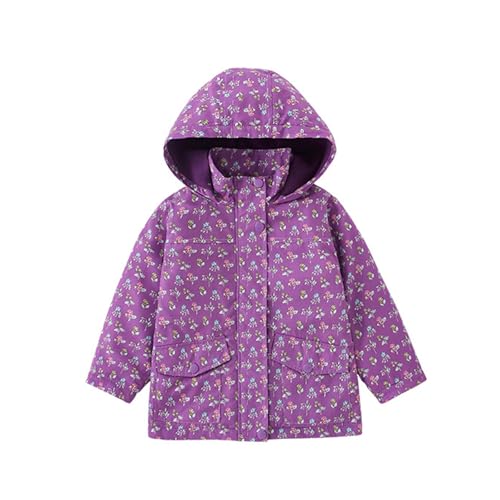 Girls Toddler Heavyweight Hooded Coat Print Jacket for Girls' Kids