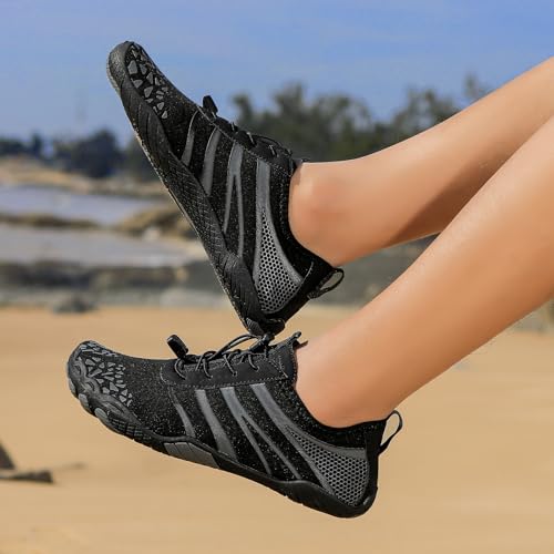Hike Barefoot Water Shoes for Women Men, Barefoot Shoes with Wide Toe Box, Non-Slip & Quick Dry Breathable Aqua Socks for Beach Pool Aqua Swim Surf Hiking Walking Shoes2