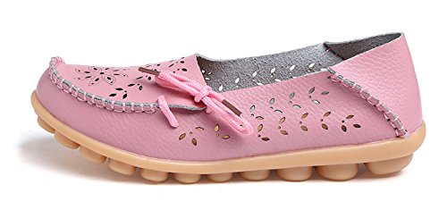 Image of VenusCelia Women's Breathable Comfort Walking Office Flat Loafer