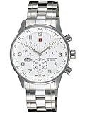 saphirblau chronograph Wasserresistent: 50m Swiss Military SM34012.02 Chronograph 41mm 5 ATM