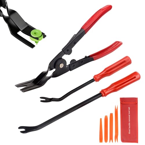 7 Artículos Herramientas Desmontar Coche,Kit de Herramientas para Coche Decoración Paneles,Herramientas Palanca Automóviles, Desmontadores de Plastico,con Bolsa Almacenamiento