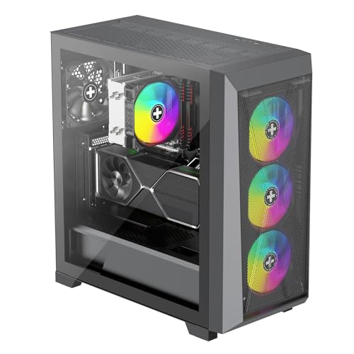 Xilence Riser - Set Di Cavi Per L'installazione Verticale Della Scheda Grafica Nel Case Pc Xilent X X912.ARGB, Compatibile Solo Con Xilent X, Facile Da Montare, Look Elegante, Nero - 5