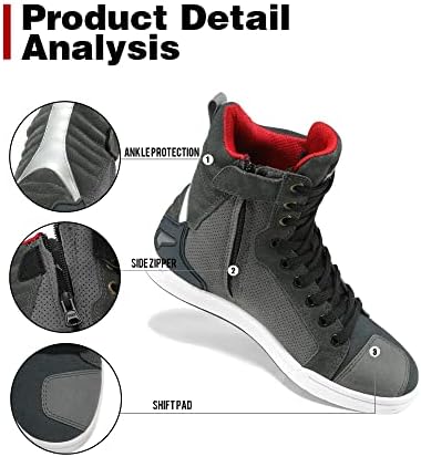 BORLENI Motorcycle Boots Street Riding 