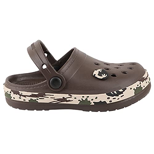 Image of URJO Splash Kid's Clogs /Sandals with Adjustable Back Strap Ultra Soft & Flexibility Anti Skid Comfortable Waterproof Daily Mules Clogs /Sandals Boy's & Girl's