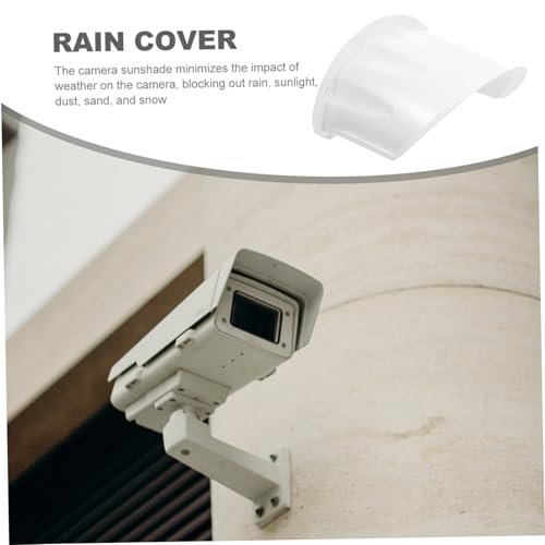 Cubierta de cámara exterior resistente parasol de plástico blanco de seguridad 2