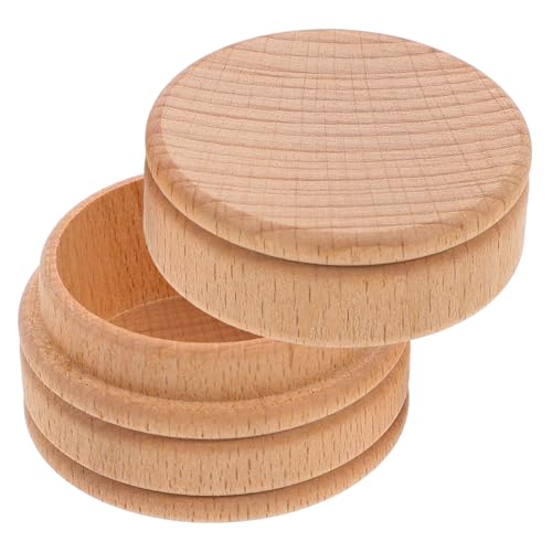 Happyyami Tooth Keepsake Box Wooden Storage Container for First Tooth Collection Adorable Design for Storing Milk Teeth and Hair Growth present Box