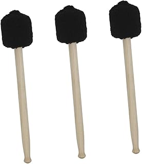 VICASKY Crianças 3 Peças De Instrumento De Percussão De Malho De Baixo Peça De Instrumento De Percussão Pedais De Baixo Hastes De De Bumbo Batedor De Bumbo Pedal De Bumbo Acessórios