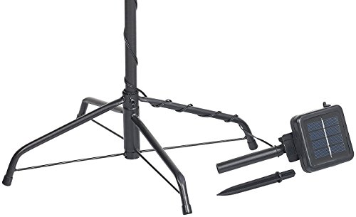 Lunartec Solar Baum: XL-Solar-LED-Lichterbaum mit 200 beleuchteten Knospen, 150cm, IP44 (Solarbaum Garten, Lichterbaum außen, Weihnachtsbaum)