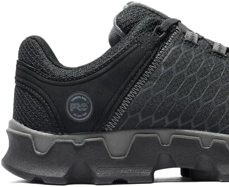 Timberland PRO Men's Powertrain Sport Alloy Safety Toe Static Dissipative Athletic Industrial Work Shoe, Black/Grey-2024 New, 12 X-Wide | Image 2