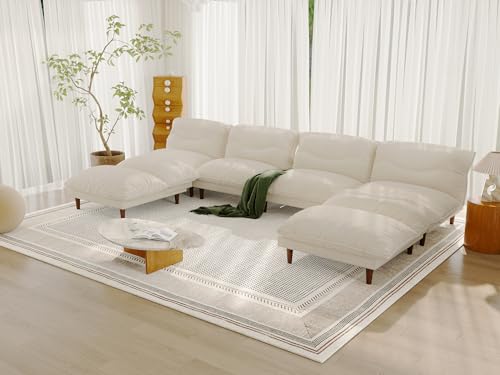 DreamDashio 4-in-1 Futon Sofa Bed, Recliner, Beige