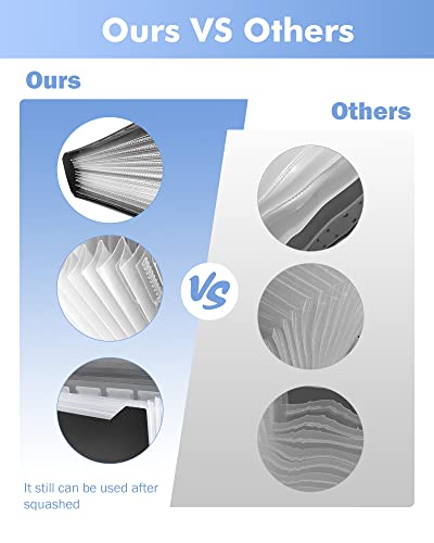 Cesil Accordian File Organizer,File Folders,Expanding File Folders, 7 Pockets File Organizer Accordion File Holder With Elastic Buckles Closure, Document Organizer For Home School Office #TOP4