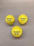 BuyBocceBalls Unique Package - Gift Pack of 3 Bocce Pallinos (Any Color) with Laser Engraved Name