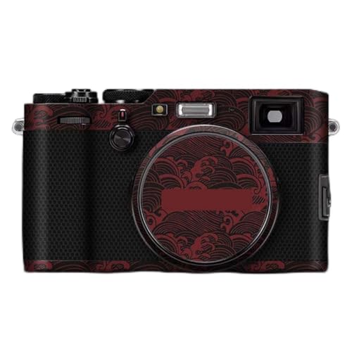 Film protection X100F rouge en vinyle : la solution anti-rayures pour votre Fujifilm X 100F