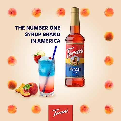 Torani Peach Flavored Drink Syrup, 25.4 fl oz, 4 Pack - image 5