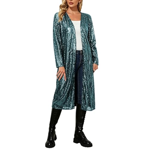 Chaqueta de lentejuelas ideal para cenas de negocios y salidas nocturnas con amigas