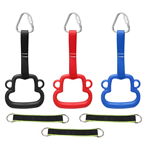 Anillas para ejercicio con correas ajustables 3PCS