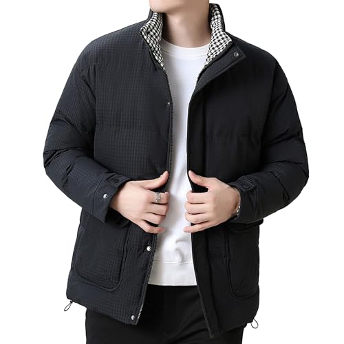 Manteaux d'Hiver Coupe-Vent Homme Veste Bouffante Thermique Anti-Froid éPaise