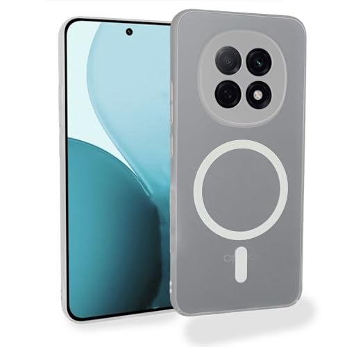 GADVIK Back Cover for Oppo F29 5G Frosted Translucent Hard Back | Only Compatible with Wireless Magnetic Accessories | Thin and Slim Magnetic Back Cover (Transparent)
