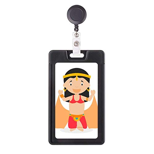Porte-badge rétractable danseur oriental haut de gamme finition soignée