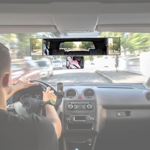 Espejo retrovisor convexo con gran angular antirreflejos para una conducción segura 2
