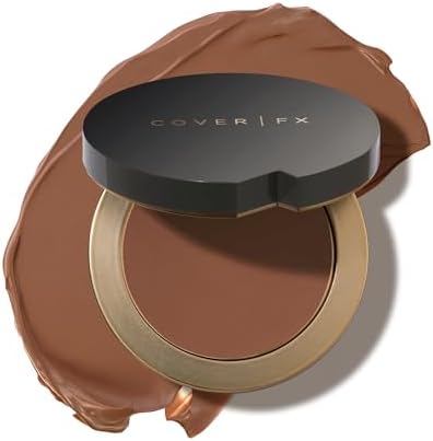 COVER FX Total Cover Cream Foundation - Shade D4 - Buildable Coverage - Natural Finish - Oil-Free - Sweat-Proof