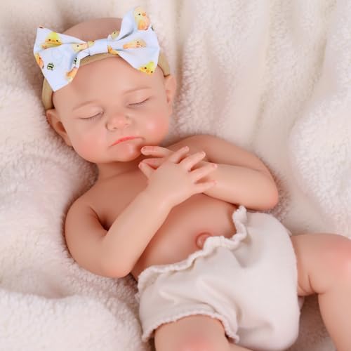 Muñeca Reborn de Silicona de 12 Pulgadas Realista miniatura 5