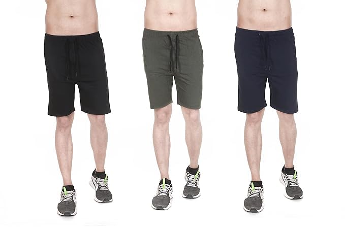 mukhaksh (Pack of 3) Men/Boys Hot Stylish Latest Printed Export Quality with Pockets Shorts Lounge Shorts Nikar, Prints May Vary-picture-30