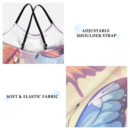 senya Girls Swimsuits Fantasy Butterfly Group One-Piece Swimwear Quick Dry Girls Bathing Suits for 3 Years Old3