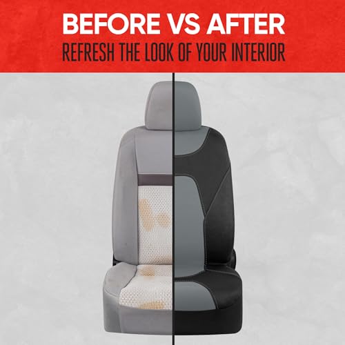 Image of Motor Trend AquaShield Waterproof Front Seat Covers, Gray Seat Covers for Cars - Neoprene Front Car Seats Cover, SUV Seat Covers Protector - Car Interior Cover for Auto, Trucks, & Dog Owners