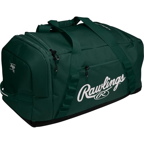 Rawlings | COVERT2 Duffel Bag | Baseball/Softball | Dark Green