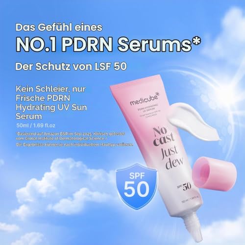medicube No Cast Just Dew PDRN Hydrating UV Sonnenserum SPF 50 – Ansicht 2