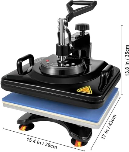 Máquina de prensa térmica 5 en 1 digital 12x15 pulg miniatura 2