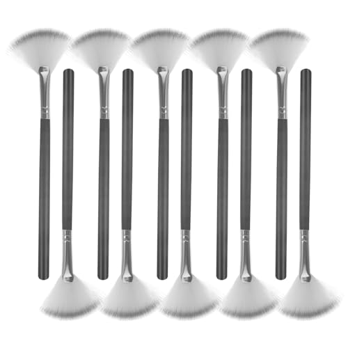 SOESFOUFU Facial Esthetician Tools 10pcs Brush Set for Makeup Application Highlighting