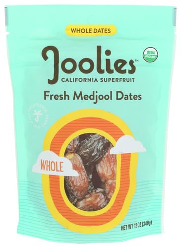 Jolies Dates Whole Medjool 12 oz (Pack of 12)