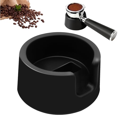 Guzeelu Base de Tassage de Café pour Machine à Café Ninja Luxe Cafe ES601, Tapis Tamper en Silicone Antidérapant, Support Rond pour Station Espresso à Domicile