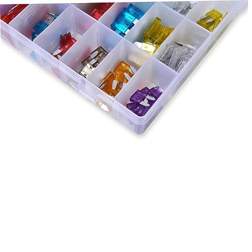 Kit de fusibles para auto surtidos de 169 piezas con tester plástico de 32V miniatura 5