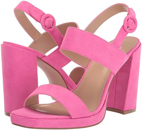Madden Girl Women's Mine Heeled Sandal, Pink Fabric, 6.5 | Image 6
