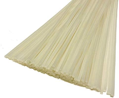 HDPE Polyethylene Plastic Welding Rods-Natural (White)-10 Feet (10-Pack of 12-Inch, 1/8in or 3mm Dia)
