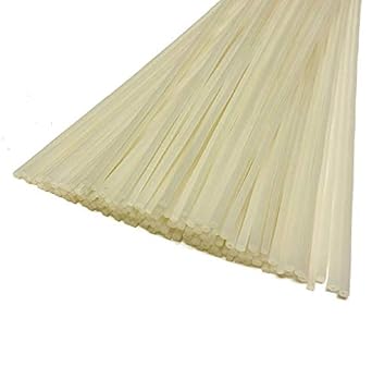 HDPE Polyethylene Plastic Welding Rods-Natural White-40 feet 40-Pack of 12-Inch x 1/8in or 3mm Dia