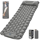 JKJTMI Colchoneta Autohinchable,Almohadilla Inflable Ultraligera para Dormir,Colchoneta Inflable con...