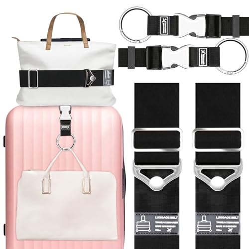 Gutsdoor Cinto de viagem 2 em 1 Alça de bagagem Adicione uma alça de bagagem, alça sobre o cinto, ac