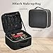 BEAUTY CASE Makeup Travel Case 10 Inch, Large Storage Capacity Makeup Organizer Travel Bag with Compartment, Portable Cosmetic Case for Women, Waterproof, Durable, Gift for Her, Black