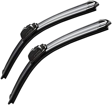 MOTIUM OEM QUALITY Premium All-Season Windshield Wiper Blades (24"+18" pair for front windshield)
