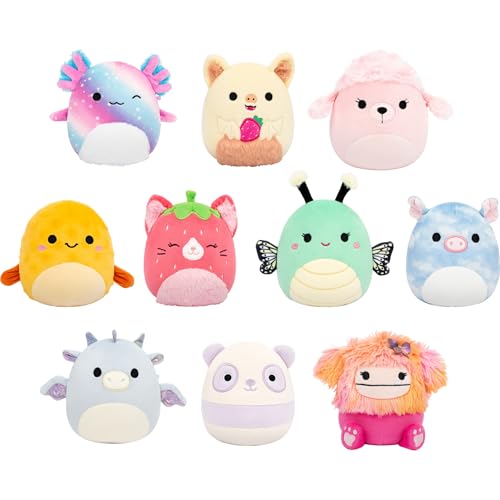 Squishmallows Original 10-Pack Official Jazwares Plush (Little) (Amazon Exclusive)