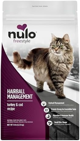 Nulo Freestyle Cat Food, For Hairball Management, Premium Grain-F...