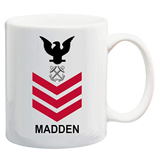 U.S. Navy Custom Rank Insignia Mug