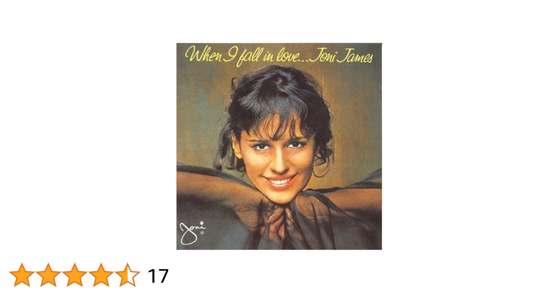 ジョニー・ジェームス 「ホエン・アイ・フォール・イン・ラブ」」レコード JONI JAMES / When I Fall In Love (LP) / MGM | WAXPEND RECORDS