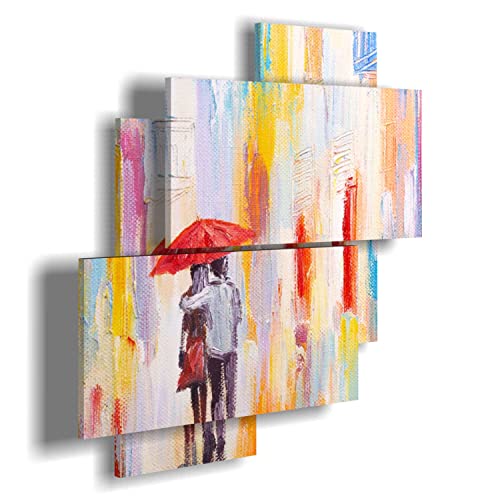 duudaart Quadro Astratto 09 multilivello 3D Moderni in Verticale Grandi Dimensioni Cucina